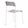 Стул ADDE (mod. C-049) / 1 шт. в упаковке металл/пластик, 39 х 49 х 78 см, Grey (серый) /White (белый) Grey (серый) /White (белый) металл/пластик