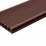 Террасная доска Deckron Classic 153*28*4000мм, коричневый, П7
