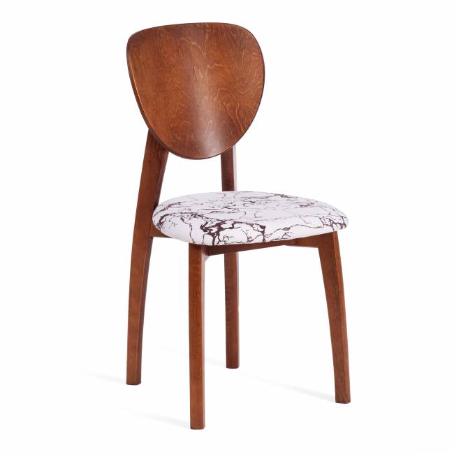 Стул DIAMANTE мягкое сидение / 1 шт. в упаковке бук, 42x42x85см, коричневый, ткань Крекс Милк коричневый, ткань Крекс Милк бук