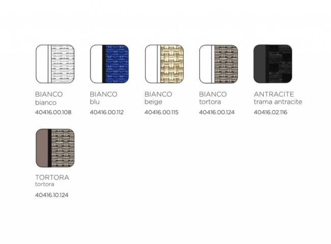 Шезлонг-лежак пластиковый Alfa белый, бежевый 1700-1945х710х850 мм