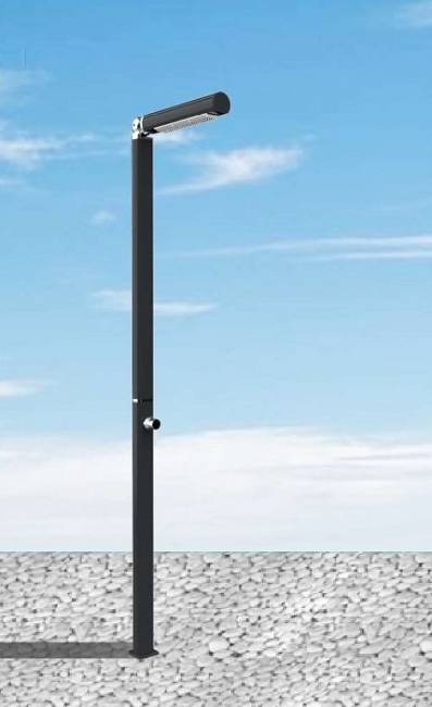 Душ уличный Quick Q105 антрацит 500х90х2100 мм