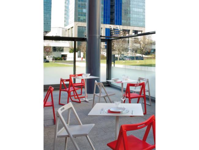 Стул пластиковый складной Enjoy белый 490х500х775 мм