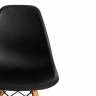 Стул CINDY (EAMES) (mod. 001) / 1 шт. в упаковке дерево бук/металл/сиденье пластик, 51x46x82.5см, черный/black черный/black дерево бук/металл/сиденье пластик