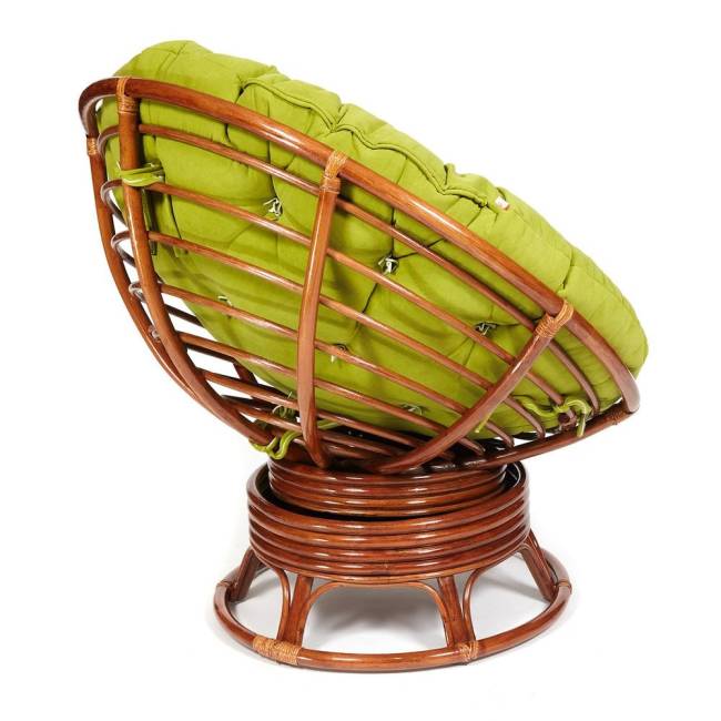 Кресло-качалка PAPASAN/ПАПАСАН w 23/01 B /с подушкой/ 115х78х104 см, Pecan (орех), флок Олива, 23 Pecan (орех) Кресло-качалка PAPASAN/ПАПАСАН w 23/01 B /с подушкой/ 115х78х104 см, Pecan (орех), флок Олива, 23 Pecan (орех)