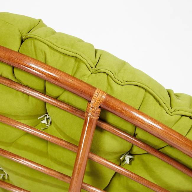 Кресло-качалка PAPASAN/ПАПАСАН w 23/01 B /с подушкой/ 115х78х104 см, Pecan (орех), флок Олива, 23 Pecan (орех) Кресло-качалка PAPASAN/ПАПАСАН w 23/01 B /с подушкой/ 115х78х104 см, Pecan (орех), флок Олива, 23 Pecan (орех)