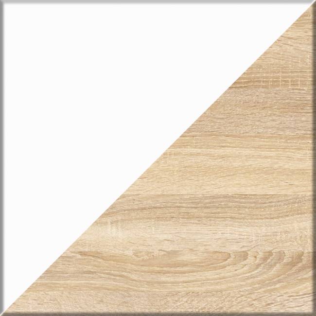 Двухтумбовый стол компьютерный Мори МС-2 с тумбочкой с ящиком и полкой на 1200 цвет дуб сонома/белый Двухтумбовый стол компьютерный Мори МС-2 с тумбочкой с ящиком и полкой на 1200 цвет дуб сонома/белый