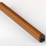 Зонт профессиональный 3х4 м Astro Timber имитация ироко, черный 3000х4000 мм