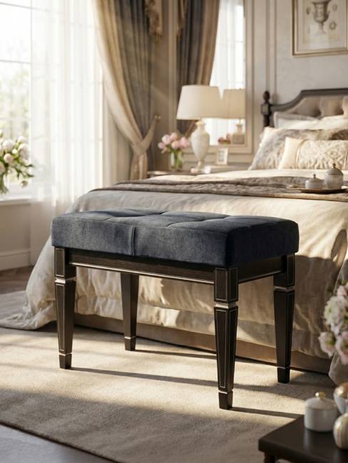 Банкетка Васко В 97Н венге/серебро