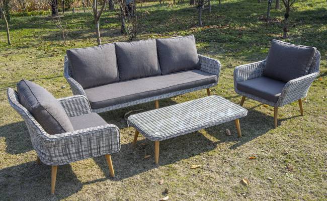 "Прованс" столик журнальный из ротанга, цвет бежевый "Прованс" столик журнальный из ротанга, цвет бежевый