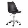Офисное кресло TULIP (mod.106-1) / 1 шт. в упаковке металл/пластик/PU, 58 x 47 x 97см, Black (черный) / Chrome (хром)