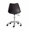 Офисное кресло TULIP (mod.106-1) / 1 шт. в упаковке металл/пластик/PU, 58 x 47 x 97см, Black (черный) / Chrome (хром)