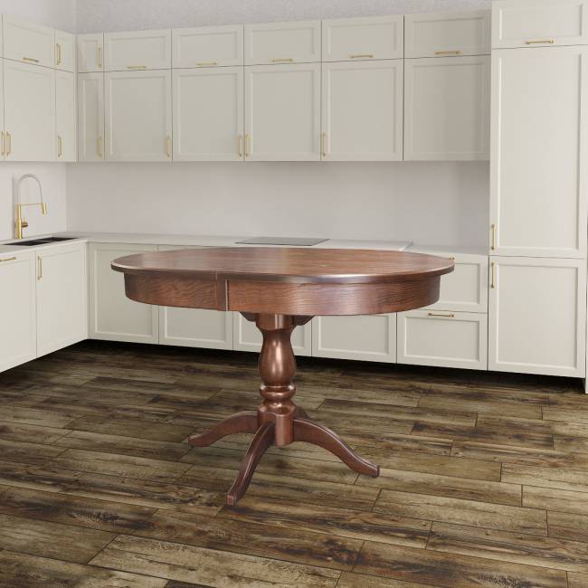 Стол обеденный Тарун 4 раздвижной орех 120/160*84