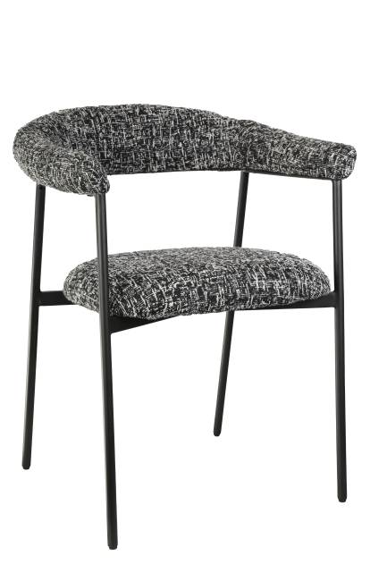 Стул обеденный Toko черно-белый 2 шт.