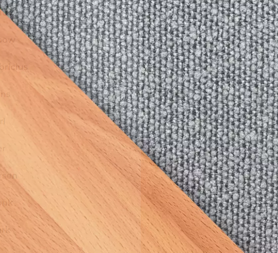 Стул Глори полубарный серый, опора бук светлый