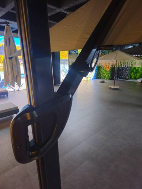 Зонт профессиональный 3х3 м Banana Prime черный, минеральный 3000х3000 мм