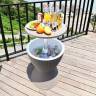 Стол пластиковый мини-бар Belle Cool Bar тортора Ø485х575/821 мм