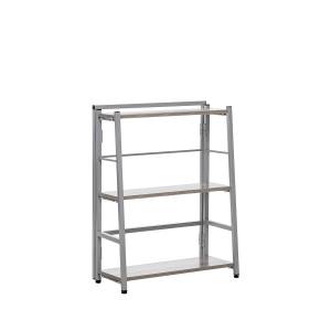 Стеллаж раскладной Leset Пако 800 трапеция Серый