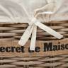 Корзина Secret De Maison Letti (набор из 2 штук) натуральный ротанг, D48*58/D38*49 см, Натуральный Кубу / Natural Kubu Натуральный Кубу / Natural Kubu натуральный ротанг