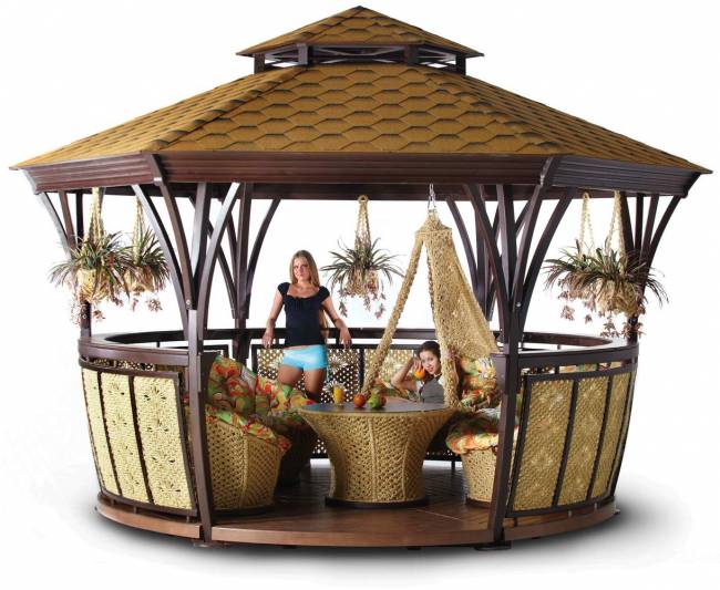 Беседка "Грация XL" сизалевая