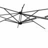 Зонт профессиональный 3.5х3.5 м Astro Carbon графит, слоновая кость 3500х3500 мм