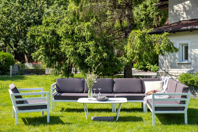 "Глория" модуль диванный правый, каркас из алюминия "Глория" модуль диванный правый, каркас из алюминия