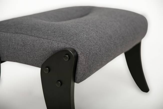 Пуф Leset Дэми Венге Malmo 95 (темно-серый)