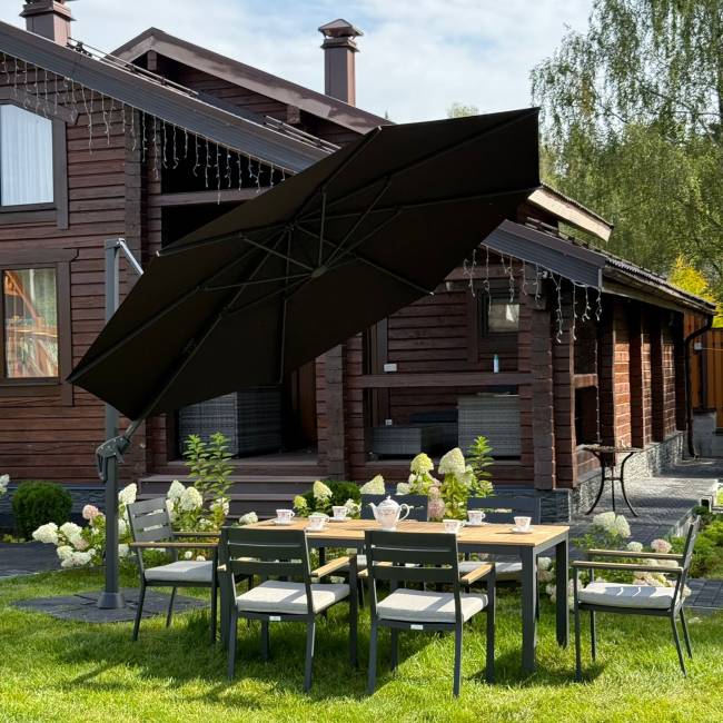 Зонт SKY BLACK круглый Зонт SKY BLACK круглый