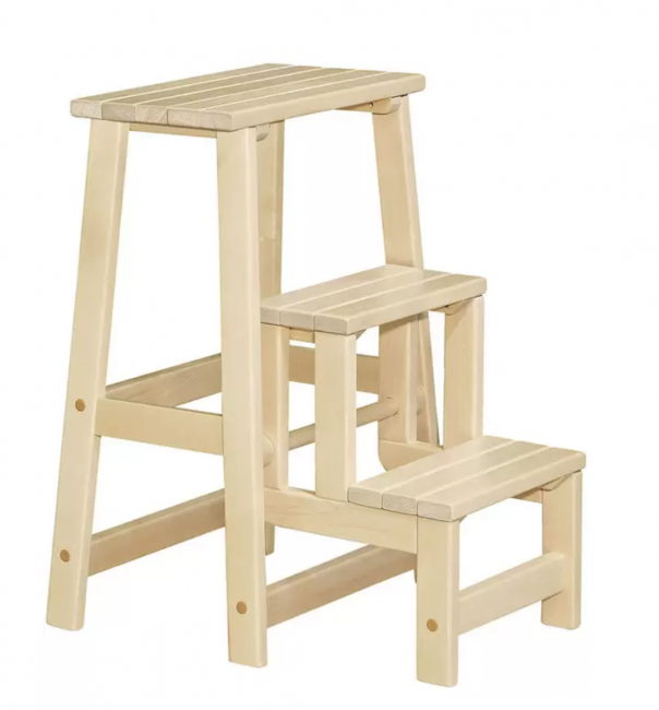 Табурет-стремянка Марк, Натуральное дерево