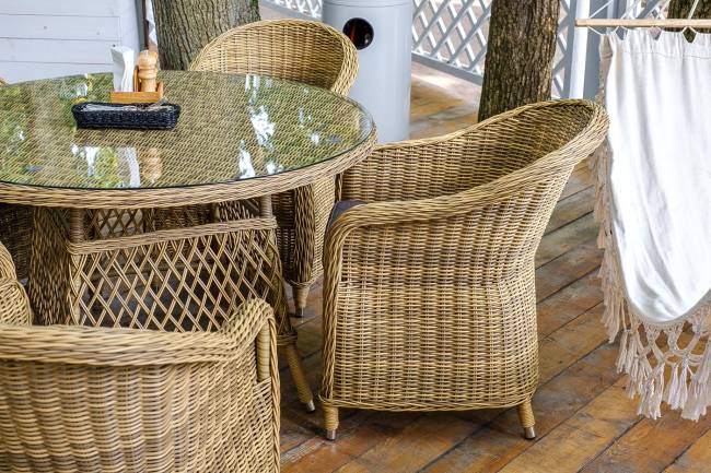 "Равенна" плетеное кресло из искусственного ротанга, цвет соломенный "Равенна" плетеное кресло из искусственного ротанга, цвет соломенный