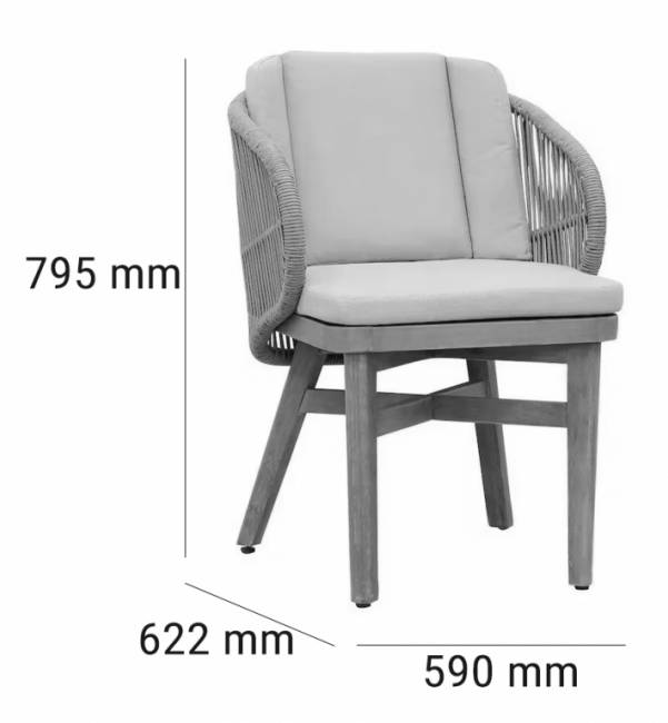 Комплект деревянной мебели Mali натуральный Комплект деревянной мебели Mali натуральный