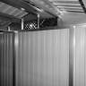 Металлический хозблок Greenstorage "Эван E", серый/шоколад