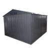 Металлический хозблок Greenstorage "Эван E", серый/шоколад