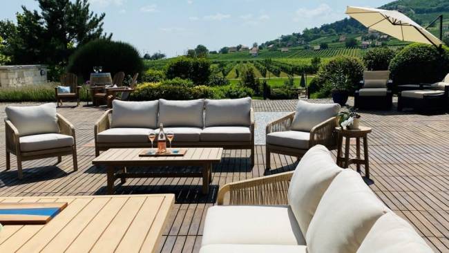 Столик деревянный кофейный Ravona натуральный Ø400х530 мм