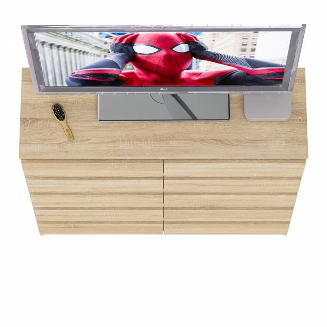 Комод высокий на десять выдвижных ящиков Мори МК1200.10 цвет дуб сонома Комод высокий на десять выдвижных ящиков Мори МК1200.10 цвет дуб сонома