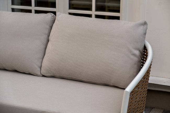 "Тоскана" лаунж-зона из искусственного ротанга, цвет соломенный "Тоскана" лаунж-зона из искусственного ротанга, цвет соломенный