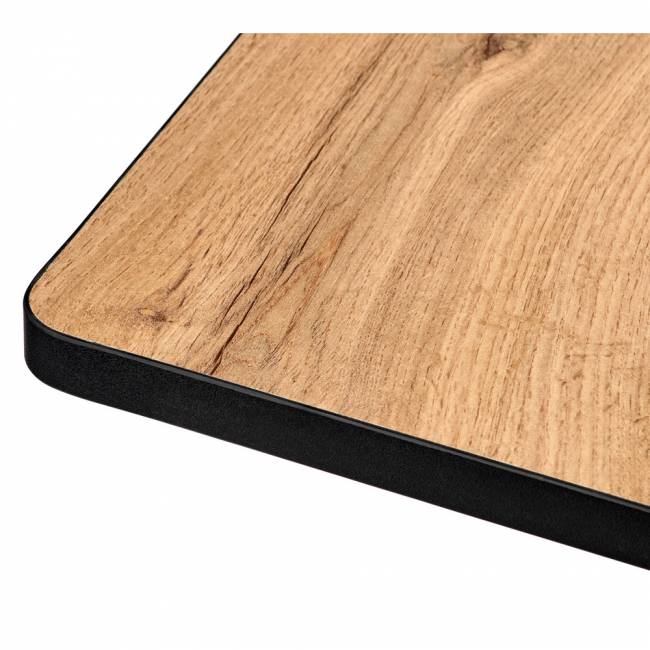 Стол Dublin раскладной 120-160х80х75 Дуб Вотан, чёрные ножки Стол Dublin раскладной 120-160х80х75 Дуб Вотан, чёрные ножки