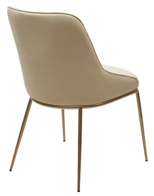 Стул ABRIOLA Milk T1-02, PU / шампань, ®DISAUR