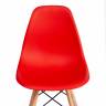 Стул CINDY (EAMES) (mod. 1801) / 1 шт. в упаковке дерево бук/металл/сиденье пластик, 45x51x82 см, Red (красный) Red (красный) дерево бук/металл/сиденье пластик