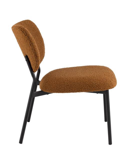 Кресло лаунж Jamie горчичный