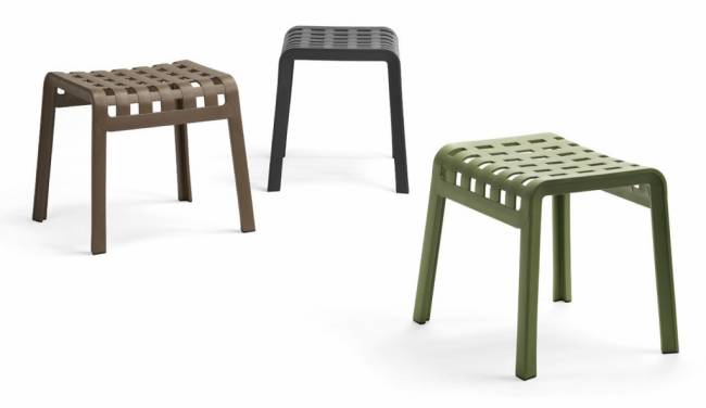 Табурет пластиковый Poggio агава 490х415х440 мм