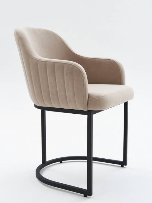 Стул Amely Beige / Black