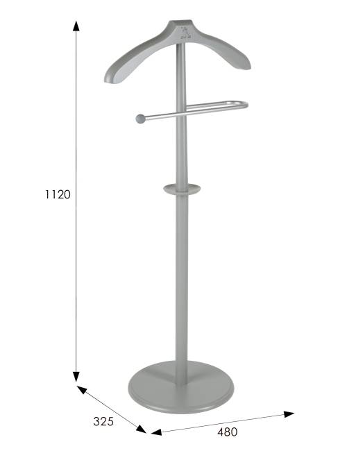 Вешалка костюмная В 25Н серый