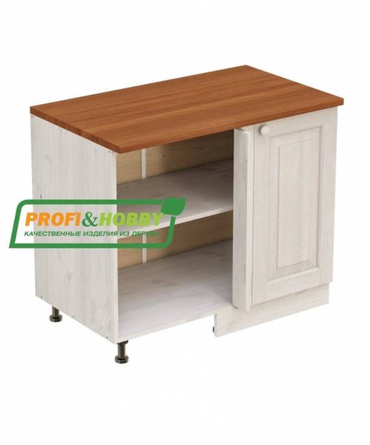 Тумба угловая 1000 х 560 х 720 сосна, без покраски Тумба угловая 1000 х 560 х 720 сосна, без покраски