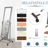 Зеркало напольное BeautyStyle 27 слоновая кость 135 см х 42,5 см Зеркало напольное BeautyStyle 27 слоновая кость 135 см х 42,5 см