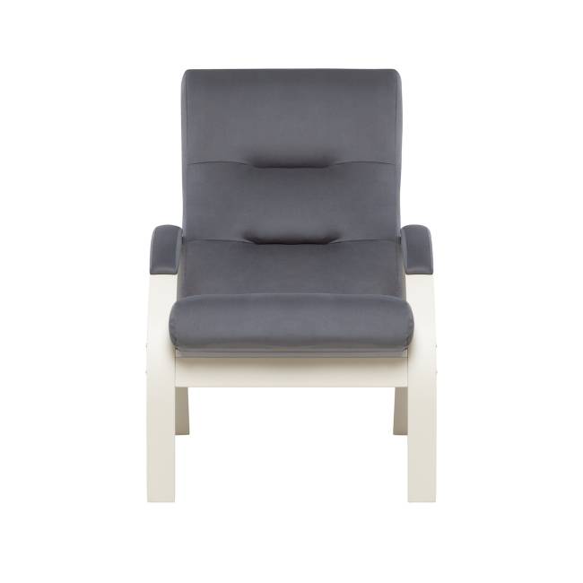 Кресло Leset Лион Слоновая кость V32 серый