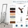 Зеркало напольное BeautyStyle 27 белый 135 см х 42,5 см