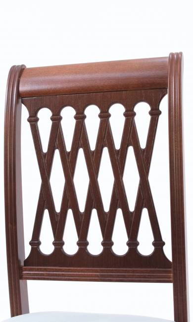 Обеденная группа Верди 120 со стульями Рич/ ромб коричневый, Орех Обеденная группа Верди 120 со стульями Рич/ ромб коричневый, Орех