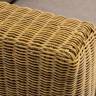 "Боно" диван из искусственного ротанга трехместный, цвет соломенный