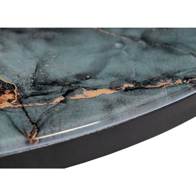 Набор кофейных столиков Tango космический с чёрными ножками, 2шт Набор кофейных столиков Tango космический с чёрными ножками, 2шт