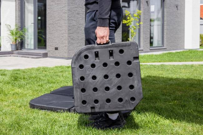 Зонт SKY BLACK круглый в комплекте с утяжелителями Зонт SKY BLACK круглый в комплекте с утяжелителями